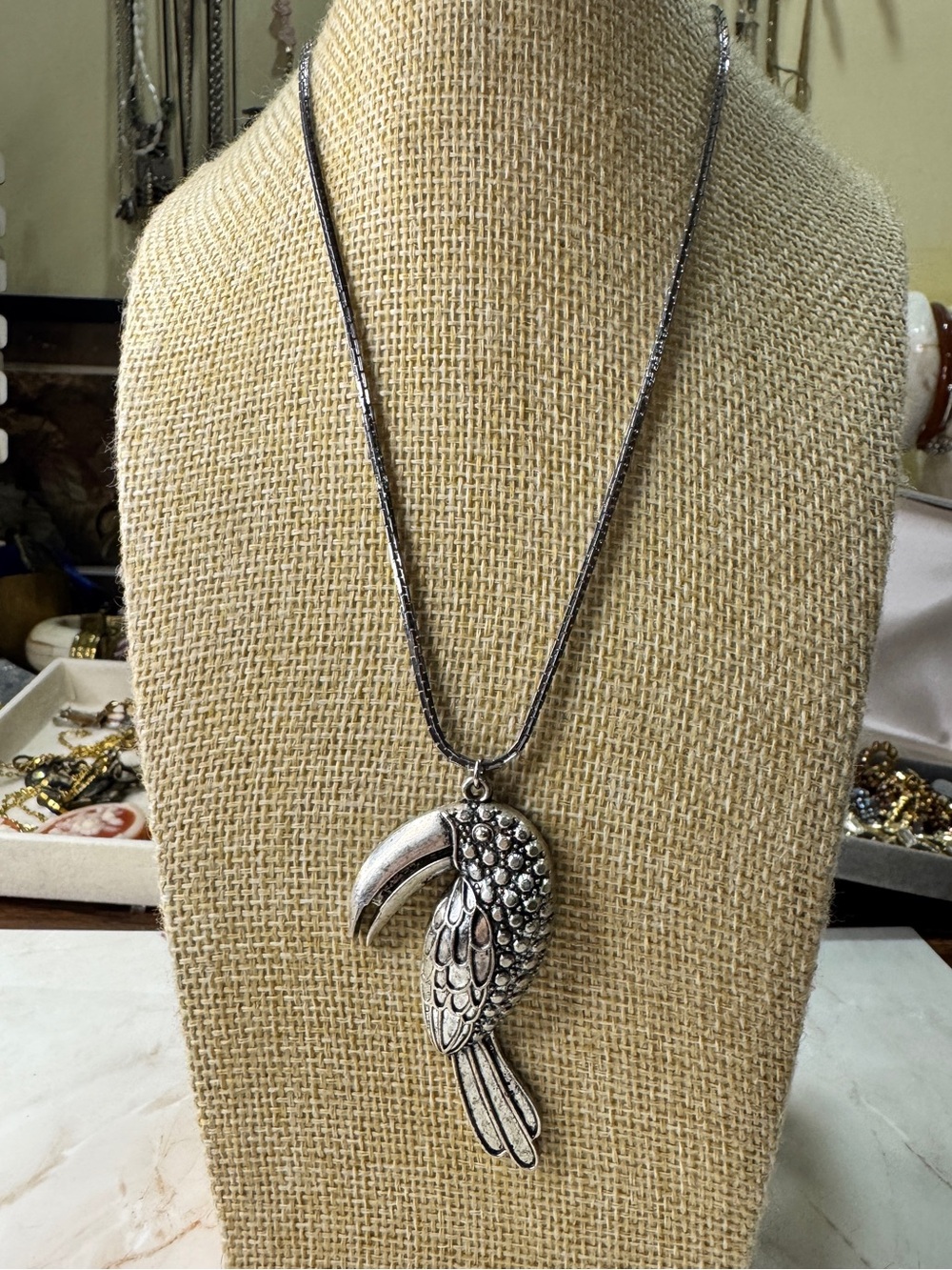 Silver bird Pendant Necklace - Women Jewelry